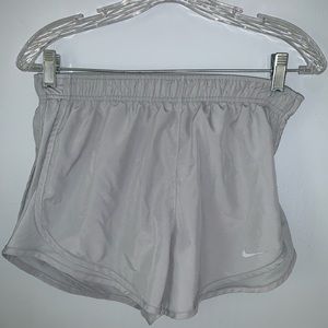 grey nike shorts